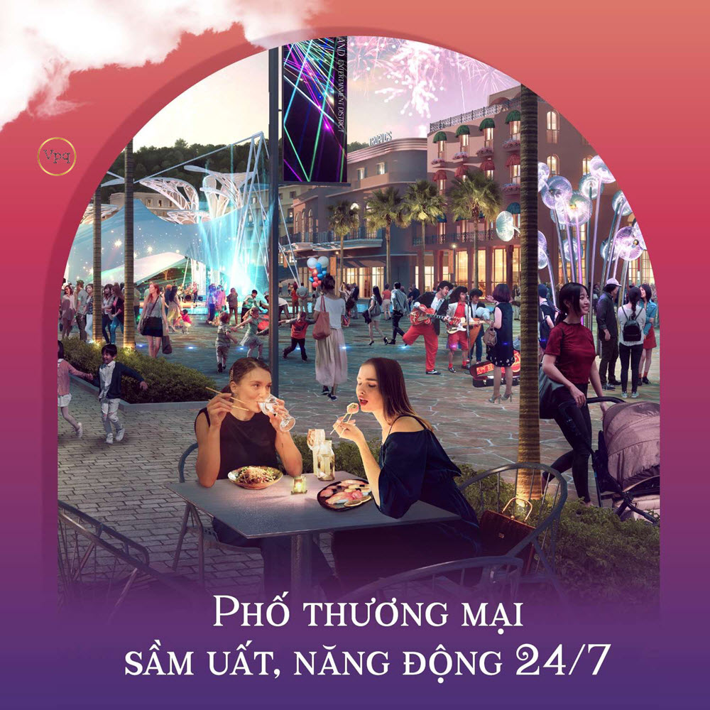 Shophouse Đại Lộ Đông Tây sẽ là phố thương mại trung tâm của Hòn Thơm